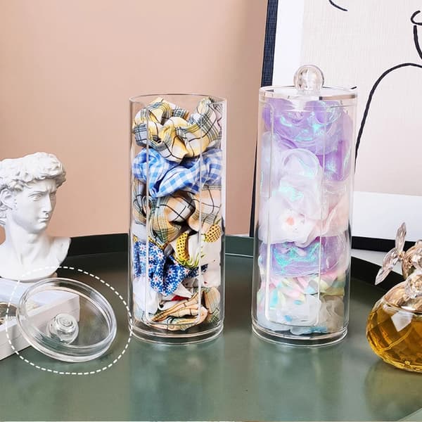 Transparent Akryl Hår Tie Display Organizer Pannband Hår Ti