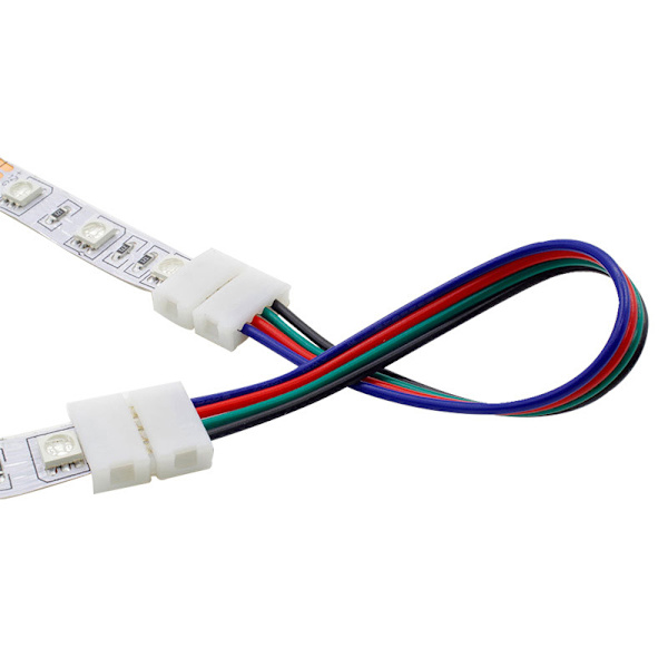 1st 4pin 10mm RGB LED Strip Connector Free Welding Connector f