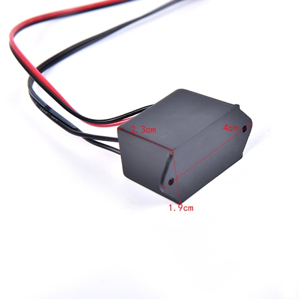 12V Neon EL Wire Power Driver Controller Glödkabel Strip Light