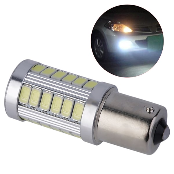 1156 LED Bright Auto Car Bakbroms Blinkersljus Back L white