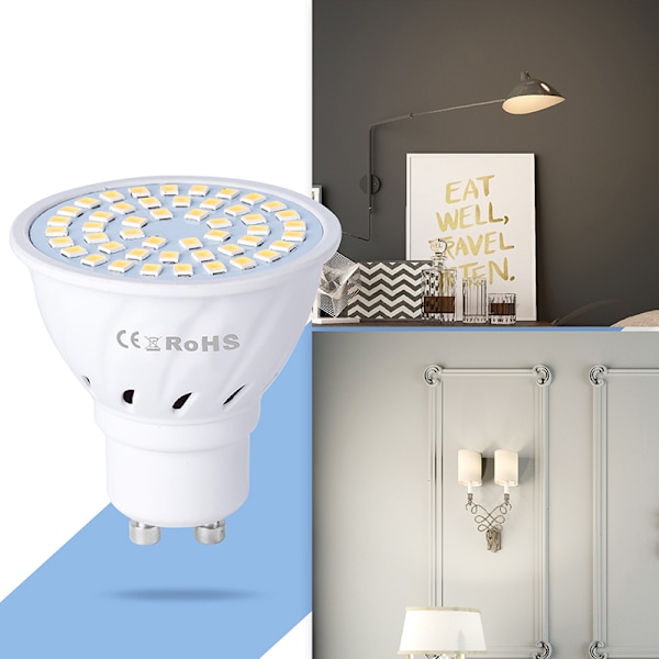 110V 220V LED-odlingslampa E14 MR16 GU10 E27 Full Spectrum Gro E27 Warm White