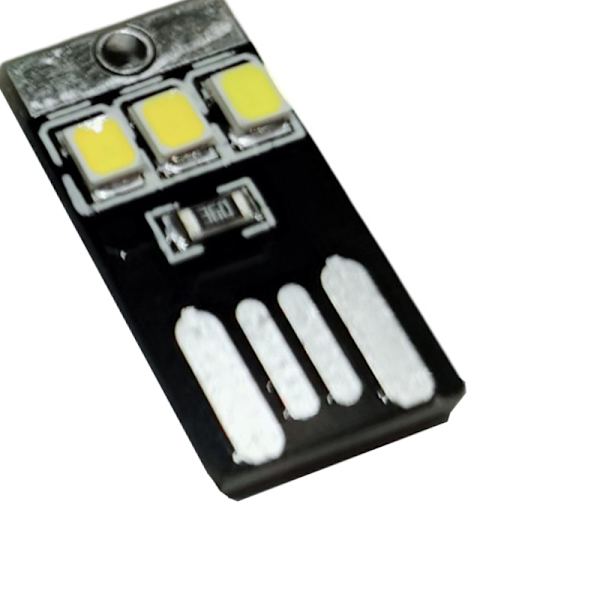 5 ST Nattlampa Mini Pocket Card USB Power LED 0,2W Ljus för C