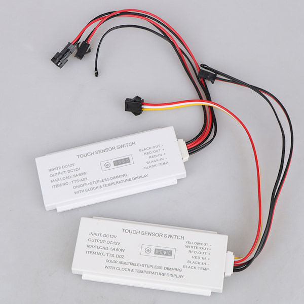 Spegellampa Sensor Dimmer Switch LED Lights Isolated Switch Bat B