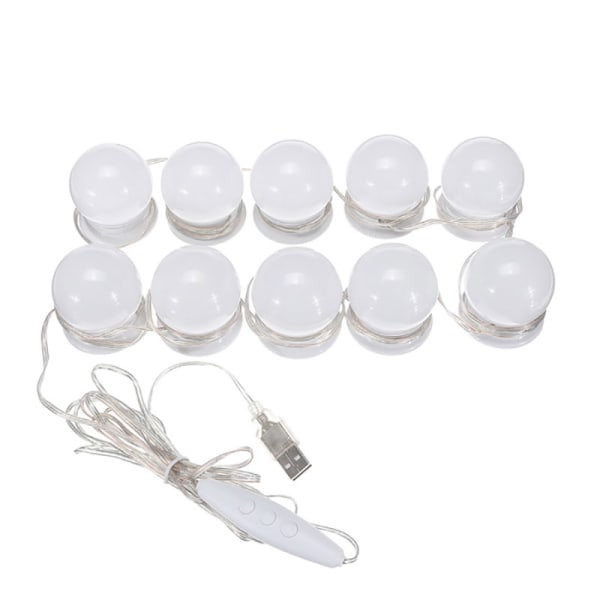 Hollywood Style LED-lampor Sminkbord USB 10pcs