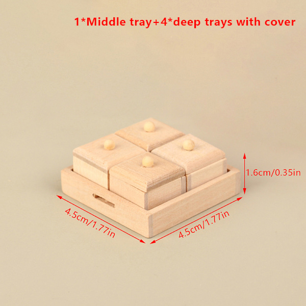 1/12 Dollhouse Miniatyrbricka Mini Doll House Möbeldekorat A8