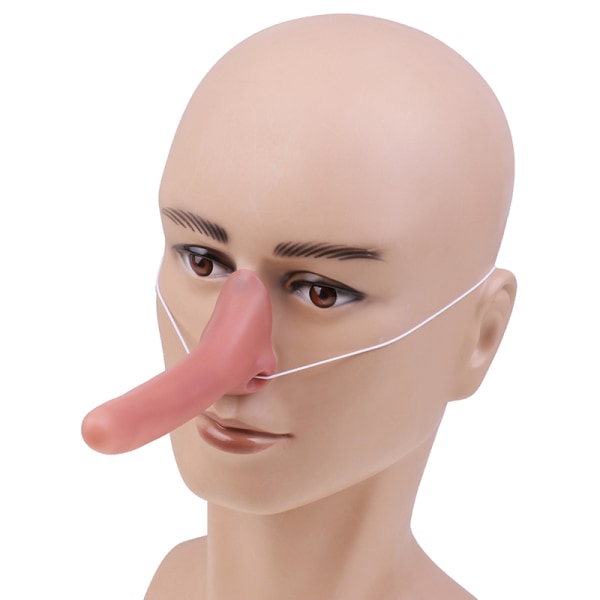 Latex Lång Nos Lång Pinocchio Nose Rekvisita i trä Barnleksak