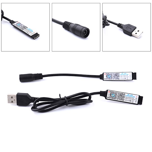 Mini RGB Bluetooth-kompatibel Controller Music LED Light Strip DC