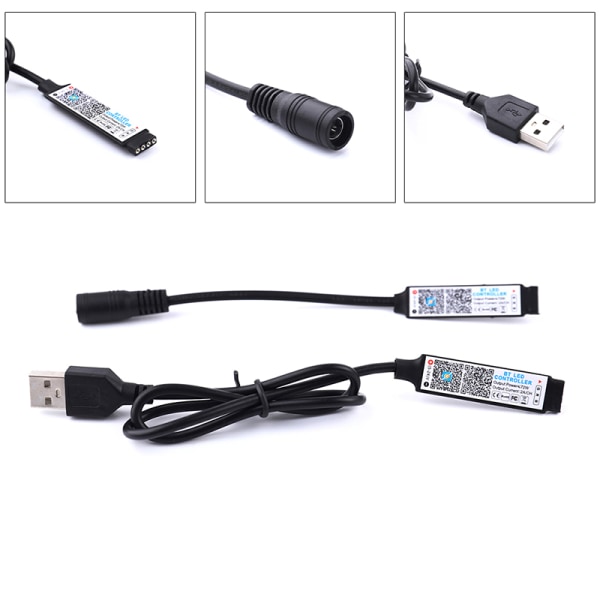 Mini RGB Bluetooth-kompatibel Controller Music LED Light Strip USB