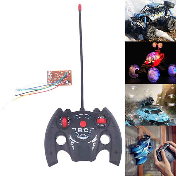 857 4CH Fjärrkontroll 27MHz Sändare med Radio System Car