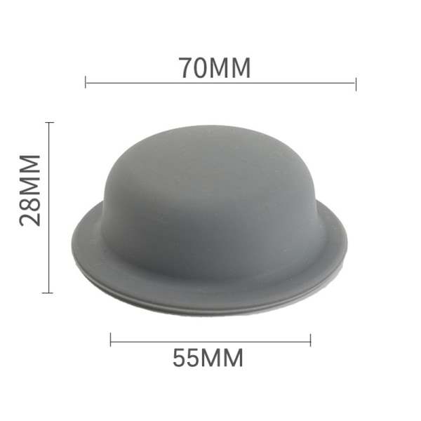 1/2st Universal Lock Cover Grip Knopp Handtag Byte Kök Gray A