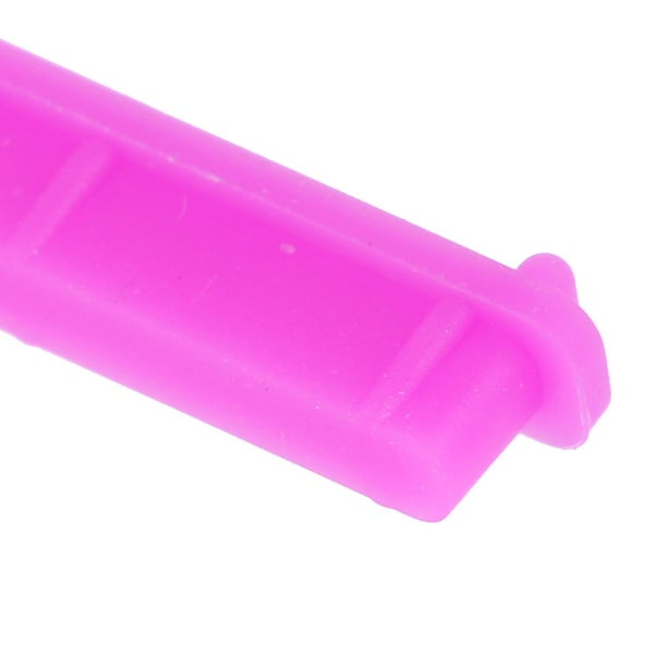 16st/ set Laptop dammplugg Set USB Port VGA gummiskydd Pink
