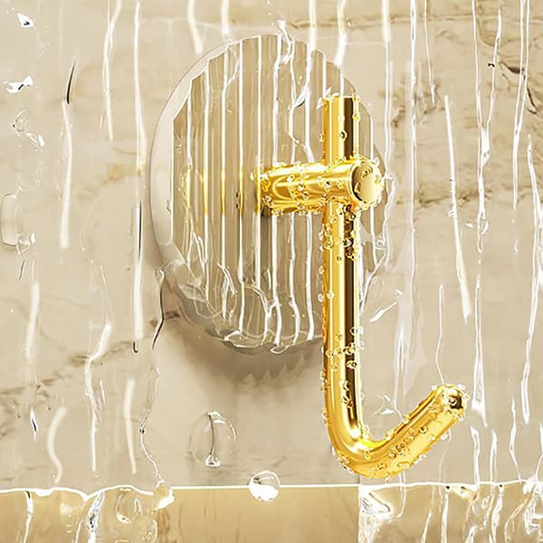 Akryl Transparent multifunktionsväggkrok Key Cloth Organizer Gold
