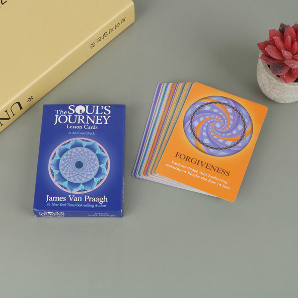 The Soul's Journey Lektionskort med engelsk guidebok Divinat