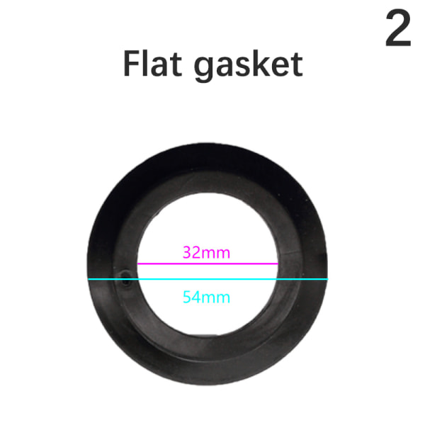 5 st gummitätningsbricka packning för Franke Basket Sil Plug 2(Flat pad)
