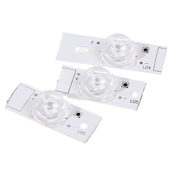 20 X 3V SMD konkav lins Lamppärlor med optisk linsfliter fo