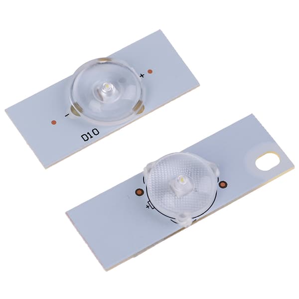 20st 3V 6V SMD lamppärlor med optisk linsfliter för 32-65 i 3V