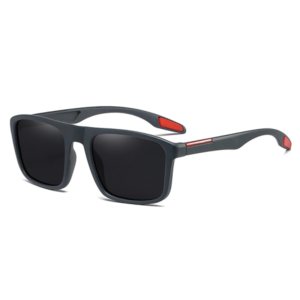 Utomhus polariserade solglasögon unisex svart båge Herr Dam UV400 A7