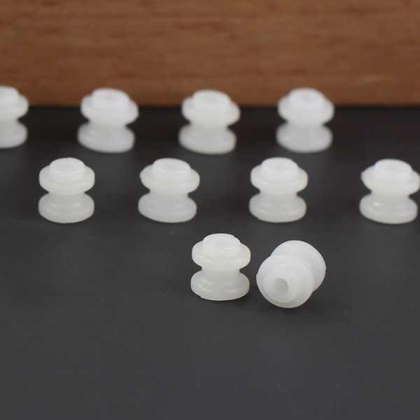 10 ST Remskivor Micro Plastic Remskiva Hjul Passar DC-motoraxel