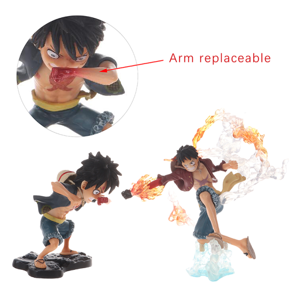 One Piece Anime Action Figur Monkey.D.luffy Original Handgjord A1