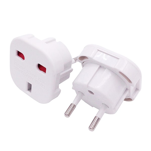 Universal Travel UK to EU Wall AC Power Charger Adapter Uttag