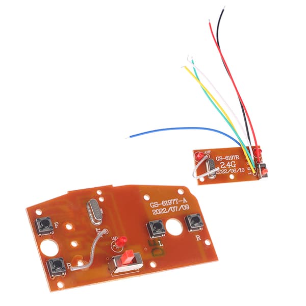 4CH RC Car Remote Control Circuit PCB sändare och mottagare