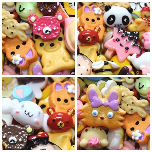 10st e Mini Candy Donut Bread Dollhouse Miniature Cake Home C P7