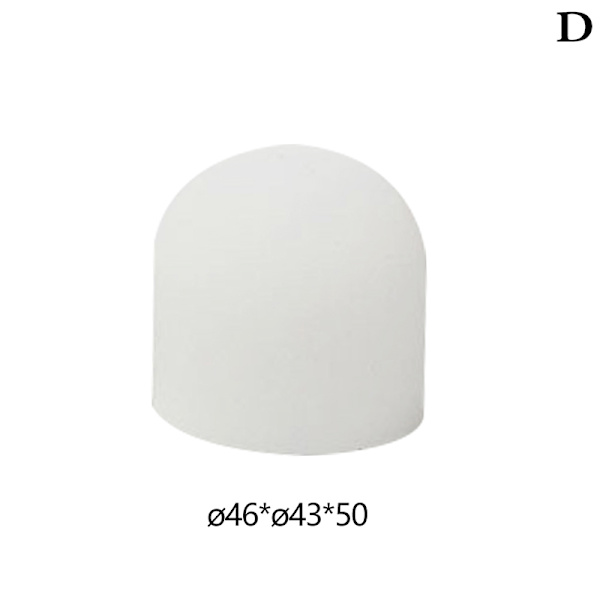 Silikon elastisk ficklampa Diffuser Lampskärm Lampskärm Flash Φ28*Φ25*45