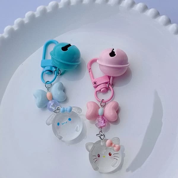e Luminous Keychain Pendant Nyckelring Ryggsäck Charm Hörlurar Ca Blue