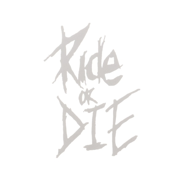 Bike Frame Sticker Ride Or Die Top Tube Sticker Cykeldekaler A