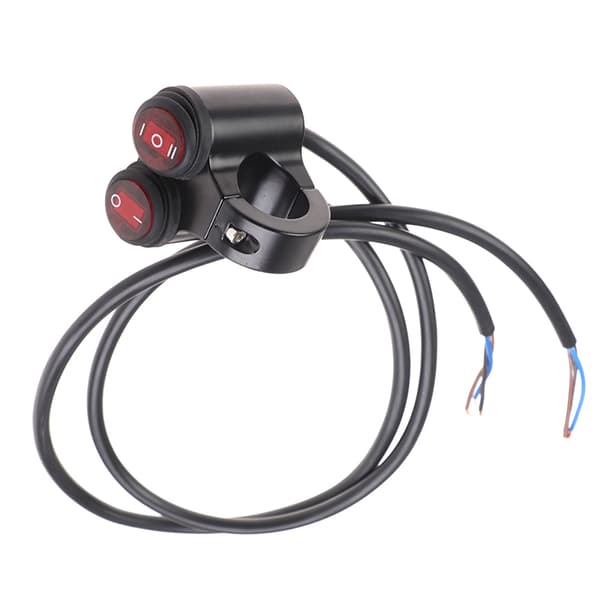 7/8'' 22 mm Motorcykelstyre Strålkastare Dimspot Light Dual O