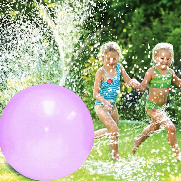Bubble Ball Giant Elastisk Vattenfylld Ball TPR Interactive Swi Orange