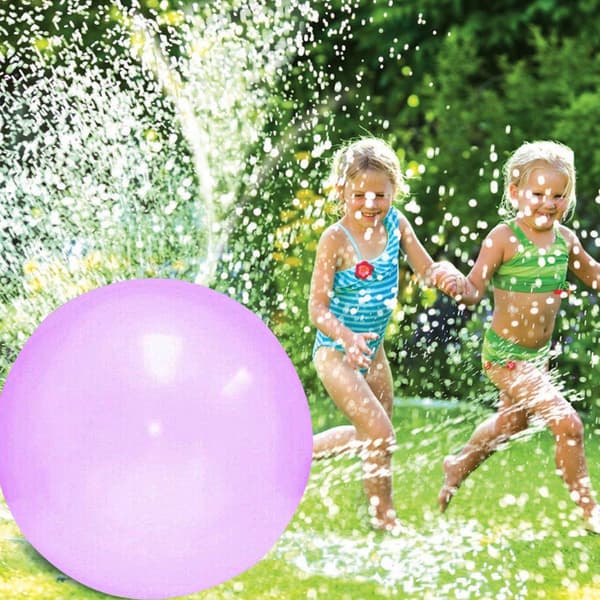 Bubble Ball Giant Elastisk Vattenfylld Ball TPR Interactive Swi Pink