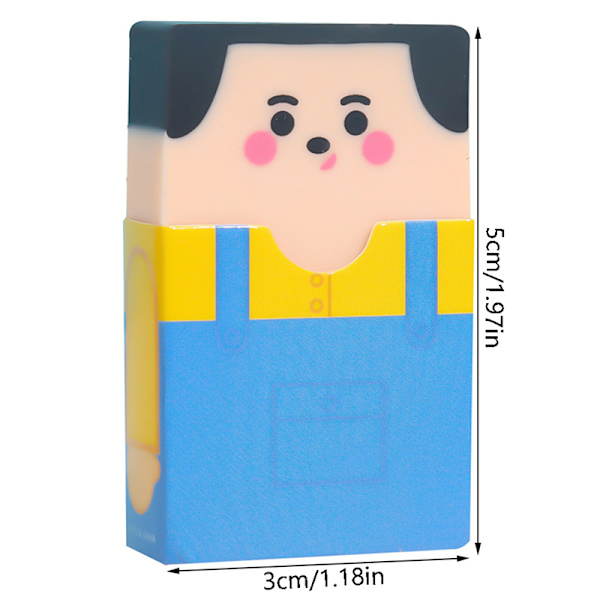 1st Creative Baldness Old Man Eraser Pencil Eraser Student Stat
