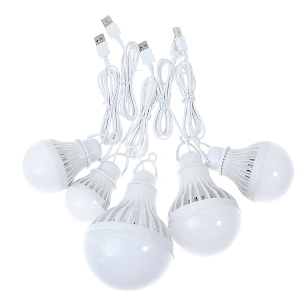 LED-lykta Bärbar campinglampa Minilampa LED USB Power 3W 5W 5W
