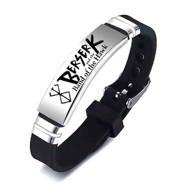 Anime Berserk Symbol Rostfritt stål Armband Svärd Justerbar A2