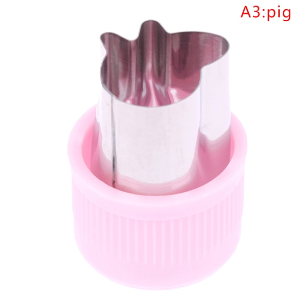 Grönsaker ter Plasthandtag Rosa Rostfritt Fruktting Die Kit A3