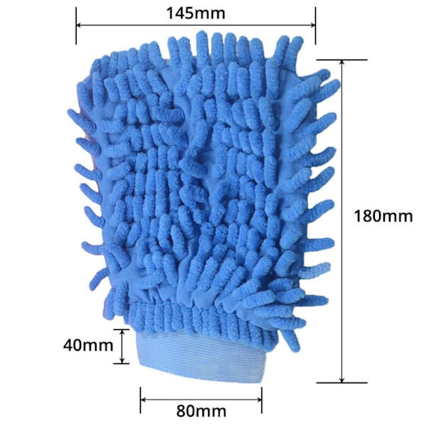 Lack Cleaner Microfiber Chenille Biltvätt Rengöringshandske