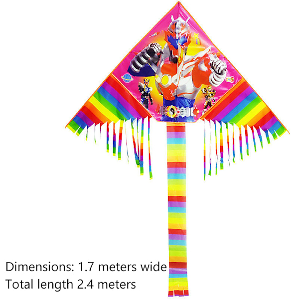 Paw Patrol Dog Kite Kit Med Wheel Line Stor Kite Tail Outdoo A3