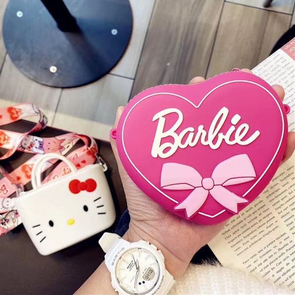 Barbie Girls Love Shoulder Messenger Bag Barn Studenter Pouc Rose handbag