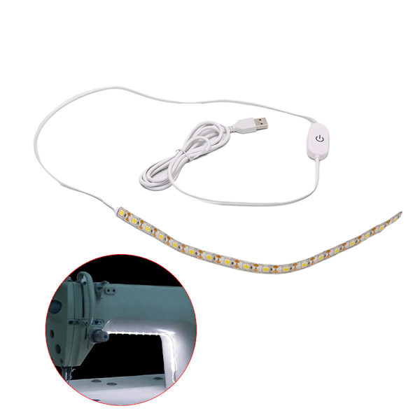 Syhine LED Light Strip Light Kit Flexibel USB sömnadslampa white