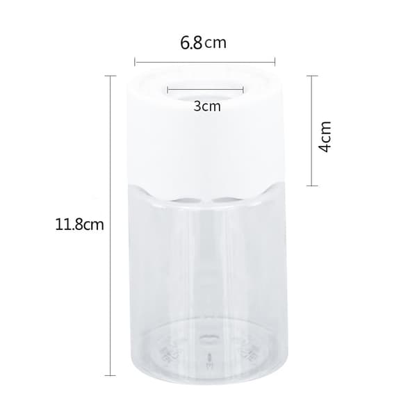 Transparenta hydroponiska krukor Jordfri Automatisk vattenabsorption White