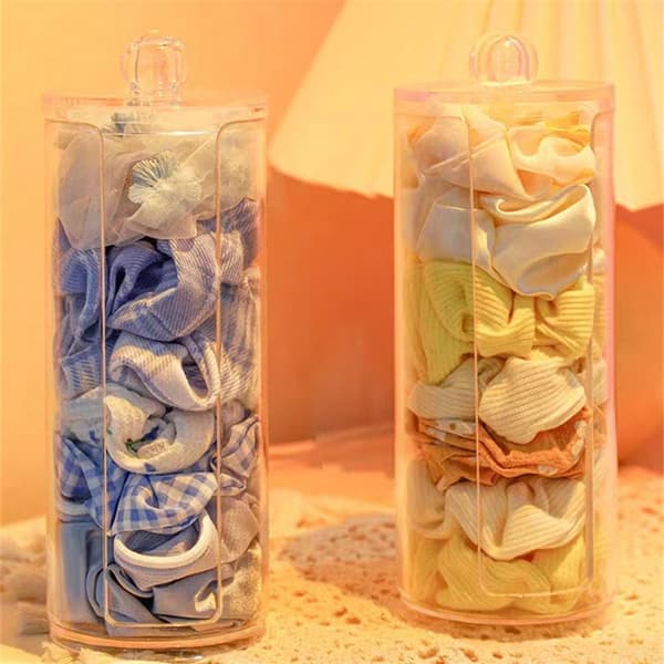 Transparent Akryl Hår Tie Display Organizer Pannband Hår Ti