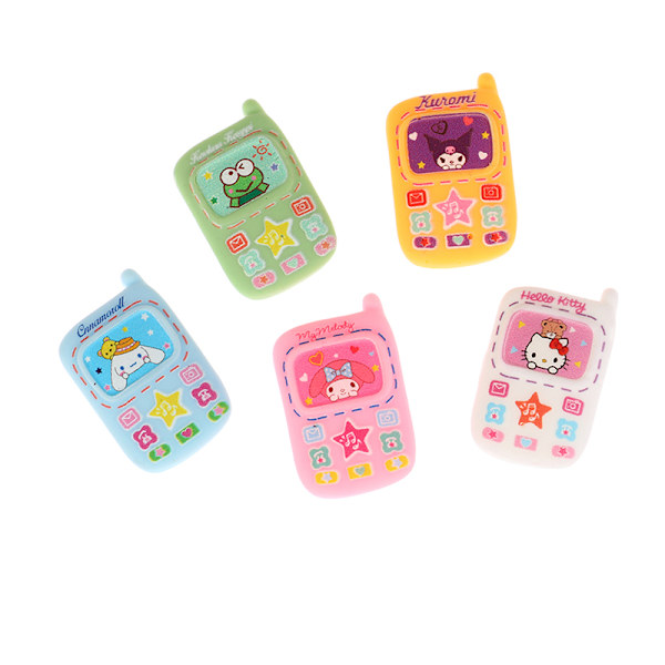 5st Dollhouse Simulation Miniature Mini Resin Mobiltelefon Mod