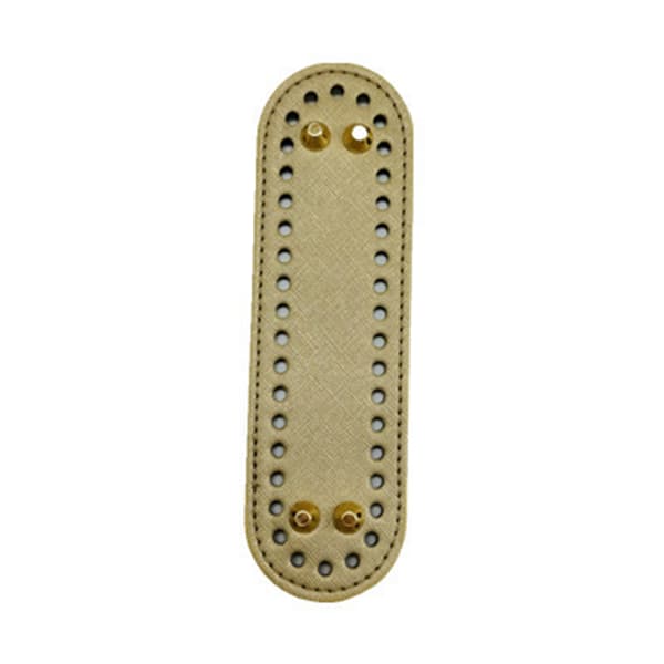 1 ST Lång botten för stickad väska PU Läder Base DIY Crochet Acc Beige