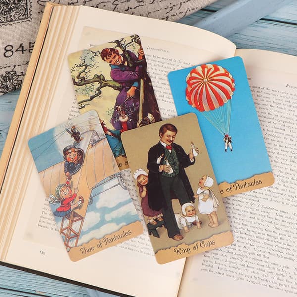 1Set Granny's Postcards Tarot English Version Guide Fortune Tel