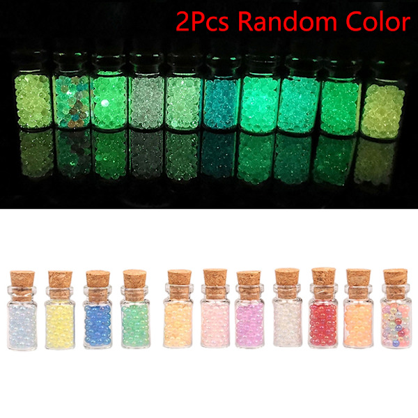 2st Mini Luminous Bead Önskeflaska HeminredningDollhouse Mini