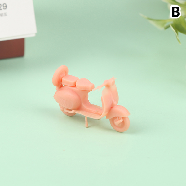 Resin 1:64 Motorcykel Modell Mini Motorcykel Tiny Motorcykel för B