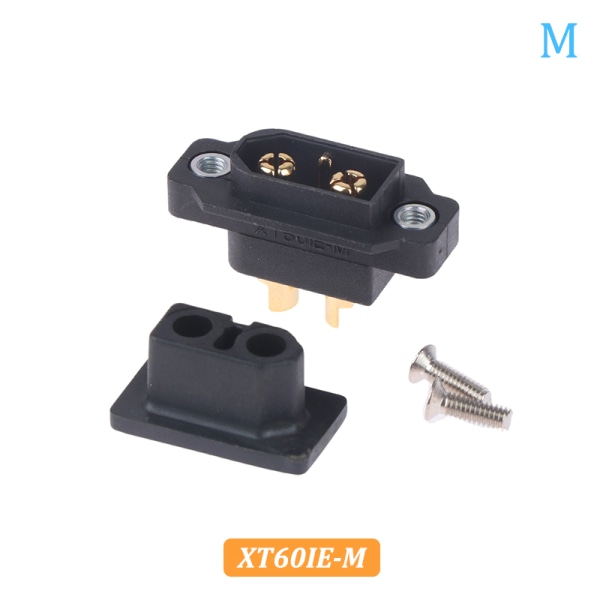 Monterbar kontakt XT60E XT90E EC5E EC8E med cover Hög ström XT M