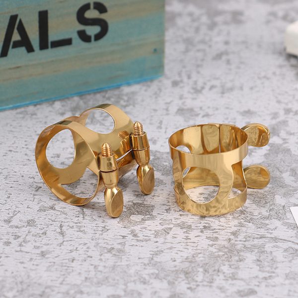 Sax Saxofon Munstycke Ligature Clip Clim Durable Fastener C Soprano