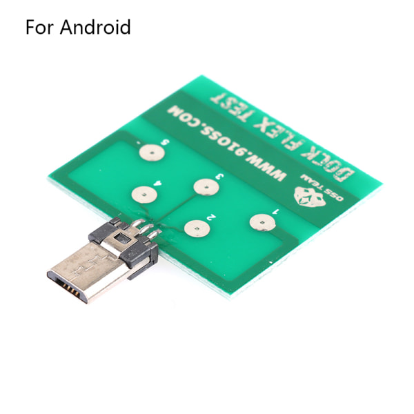 Micro USB Dock Flex Test Board för telefon Android Phone U2 Micro For Android